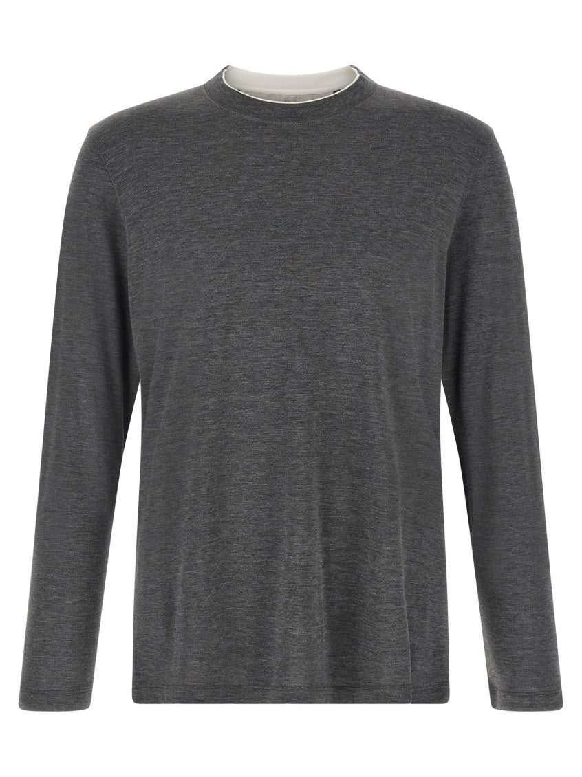 Grey Crew Neck T-Shirt 1