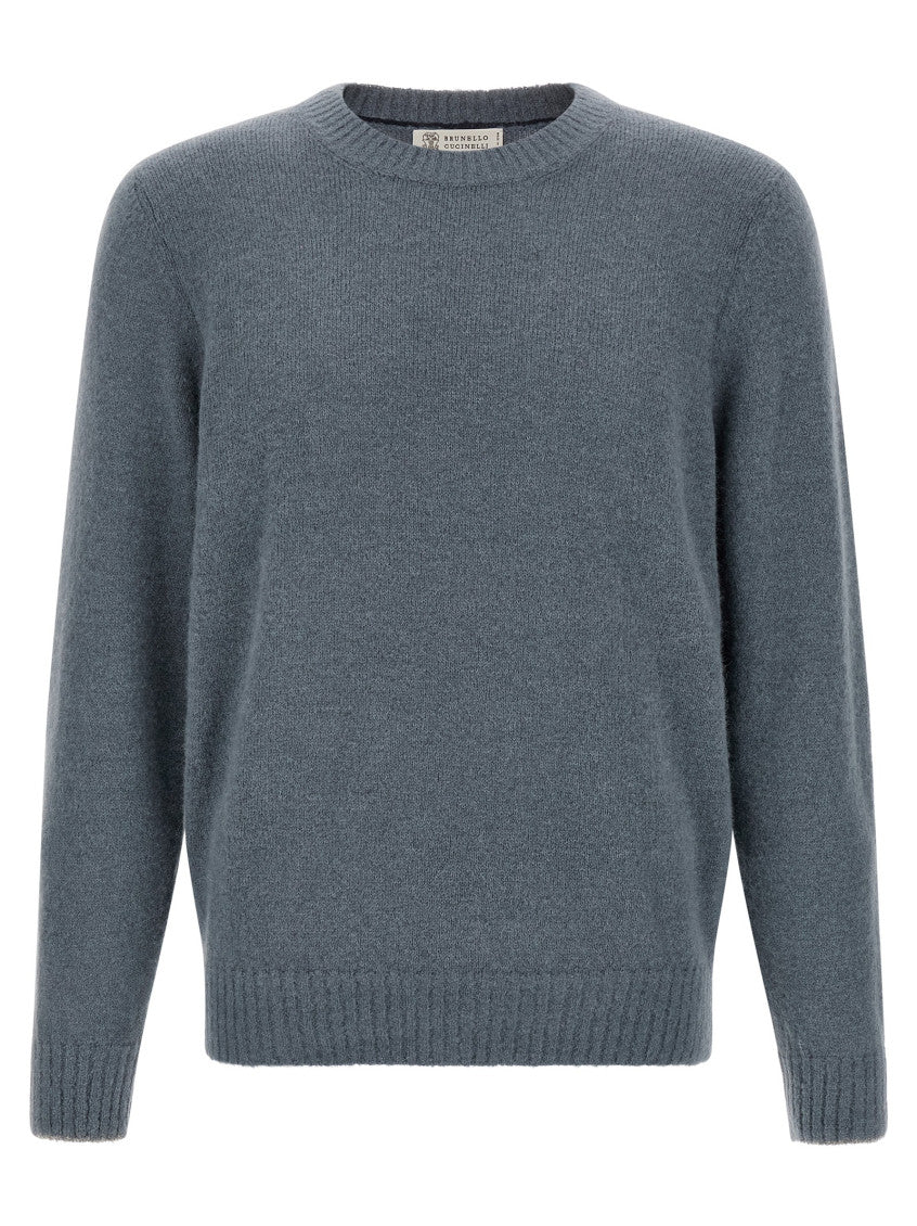 Light Blue Knitted Sweater 1
