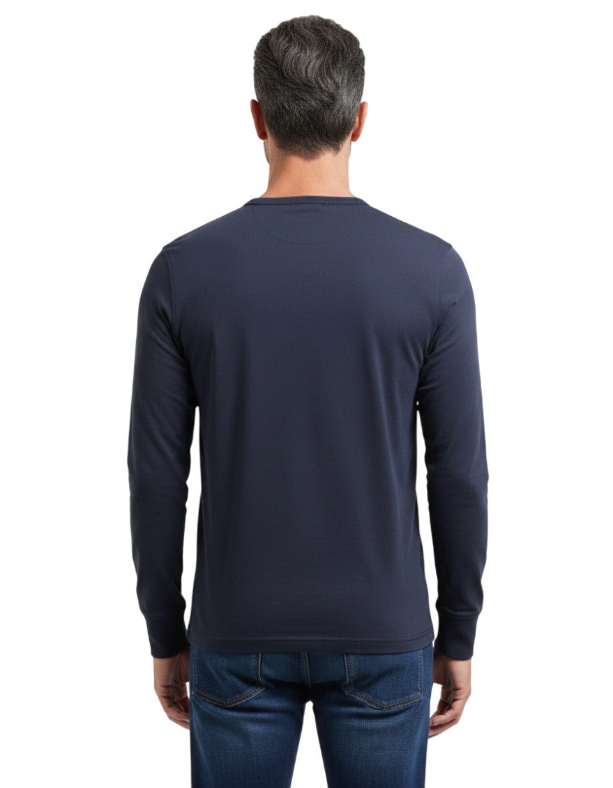 Blue Full Sleeves T-Shirt 2