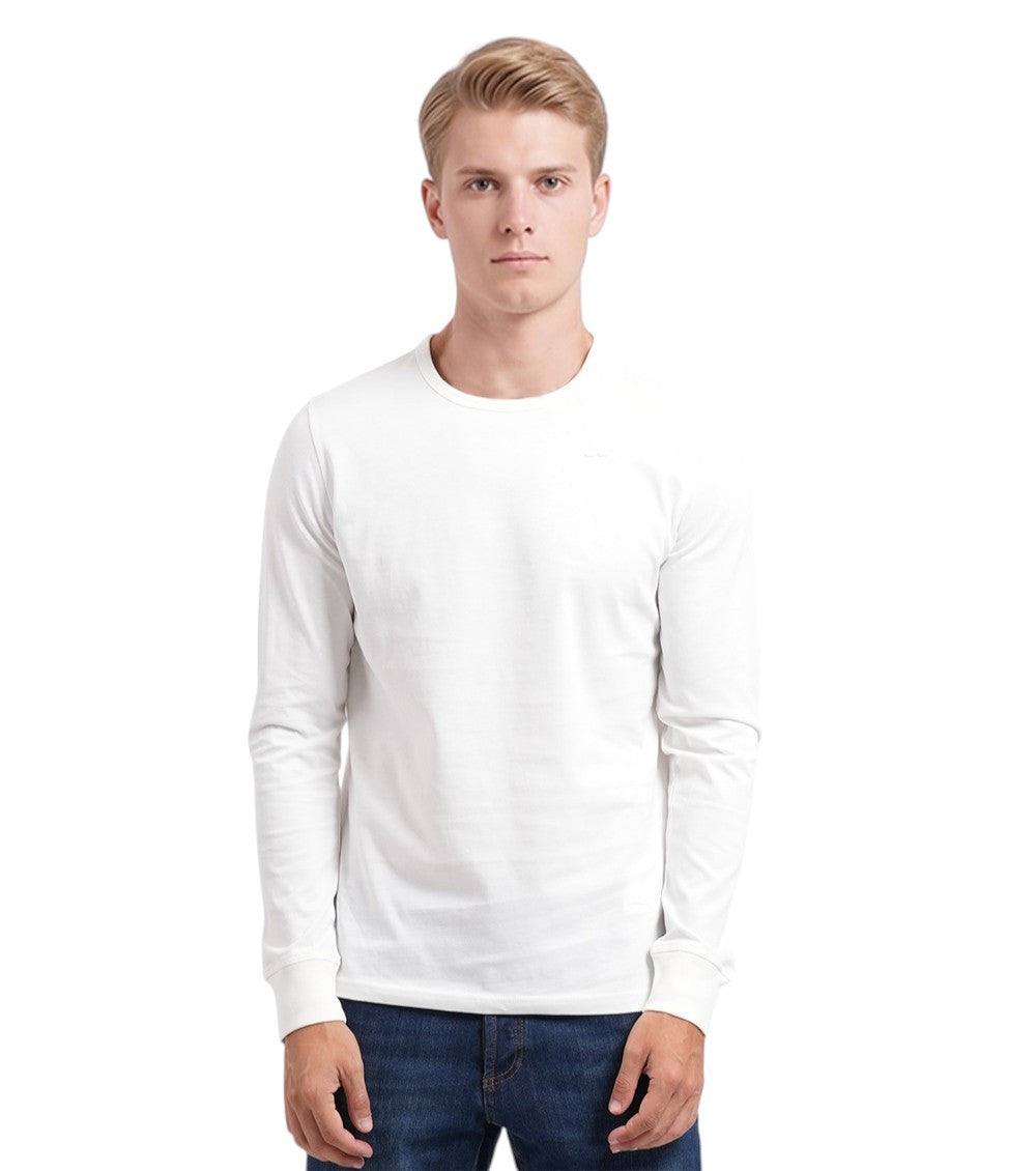 White Full Sleeves T-Shirt 1