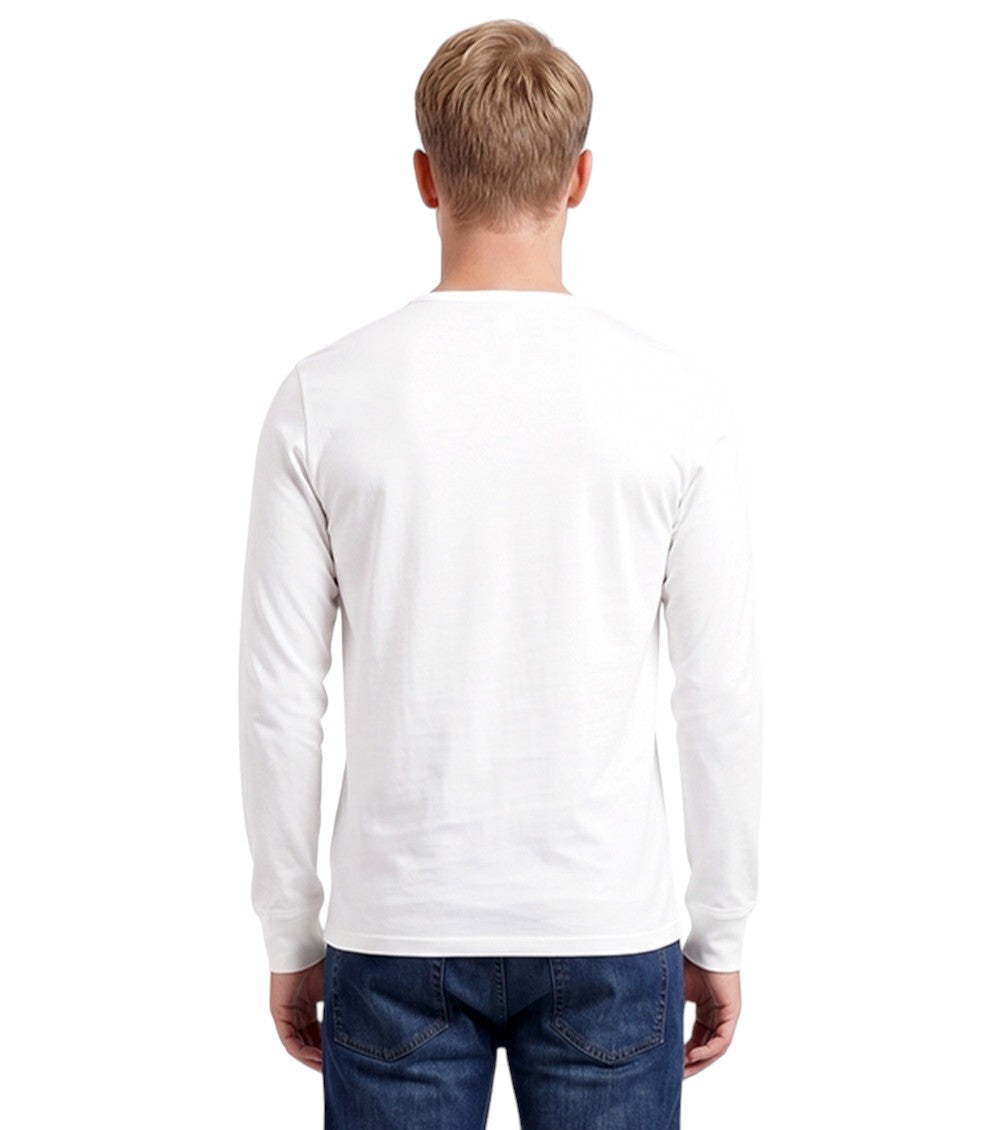 White Full Sleeves T-Shirt 2