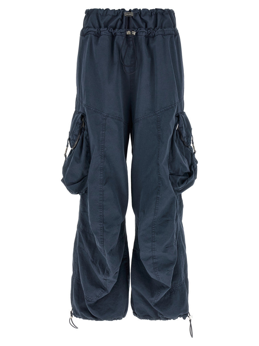 Dark Blue Oversized Cargos Pants 1