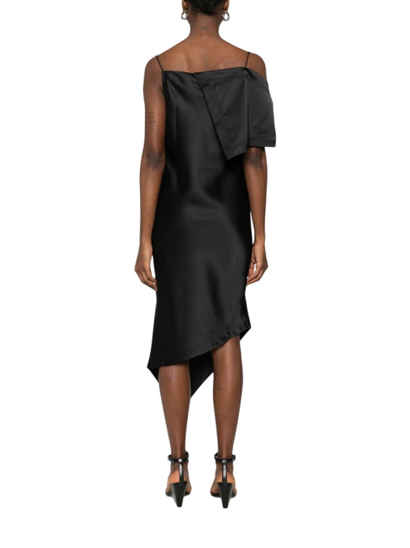 Black One Shoulder Maxi Dress 3