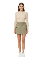 Green Above Knee Skirt 1