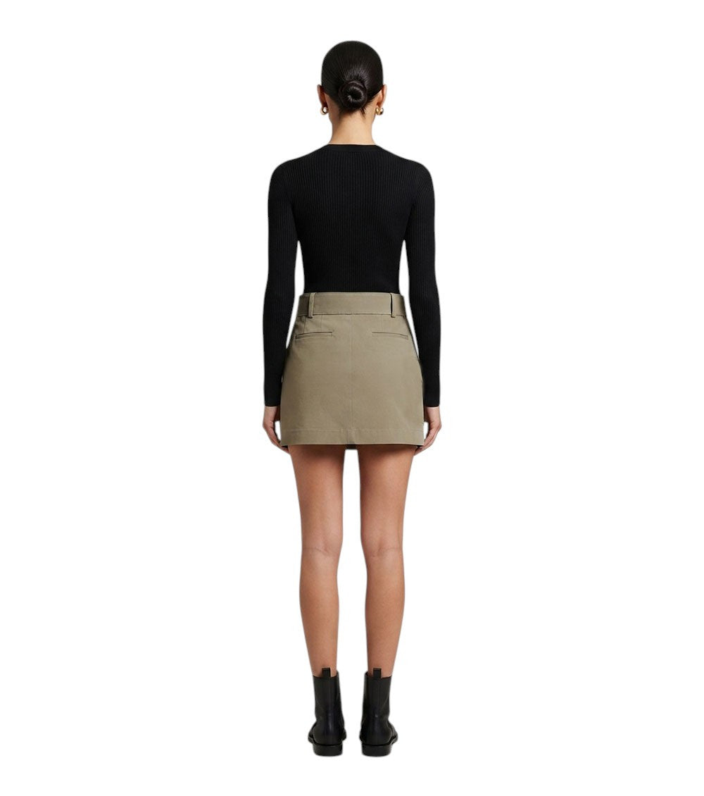 Green Above Knee Skirt 2