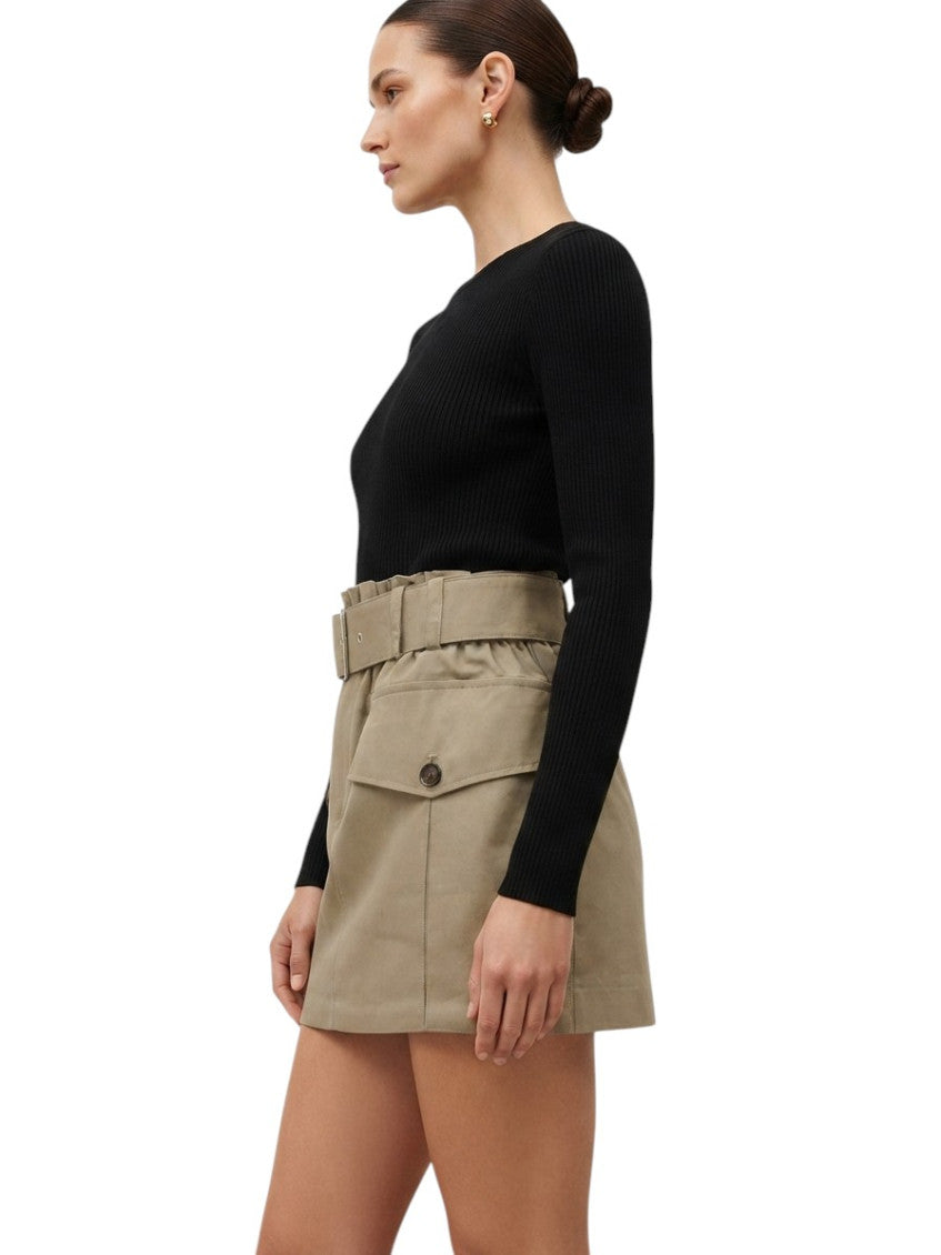 Green Above Knee Skirt 3