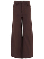 Brown Flared High Rise Jeans 1