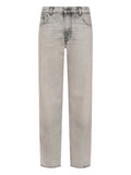 Light Grey Straight Mid Rise Jeans 1