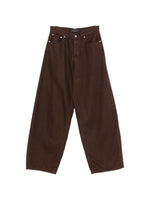Brown Loose High Rise Jeans 1