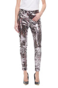 Purple Skinny Flat Front Pants 1