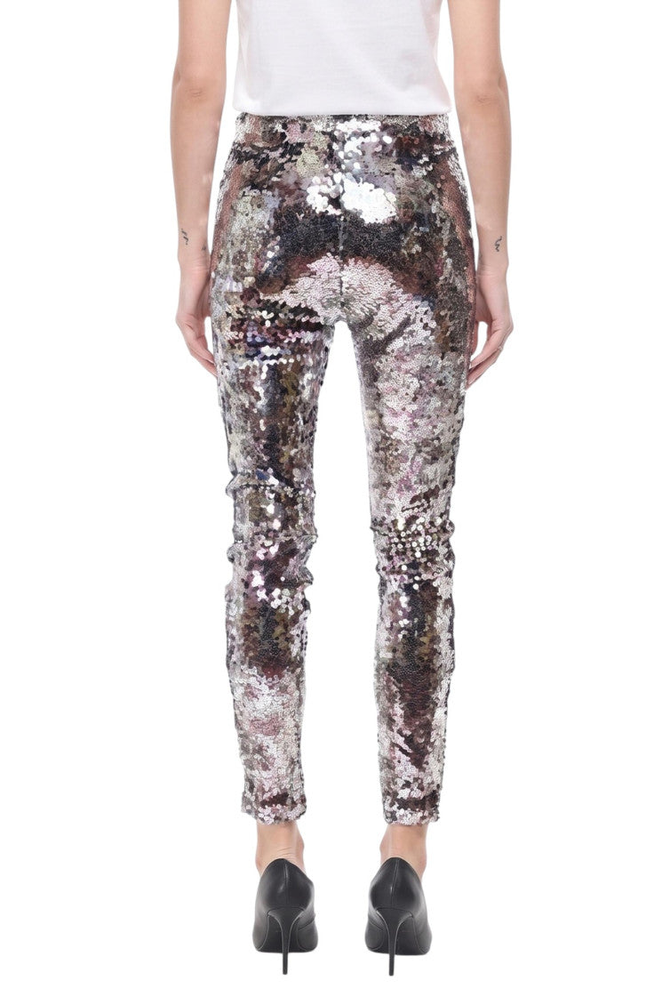 Purple Skinny Flat Front Pants 2