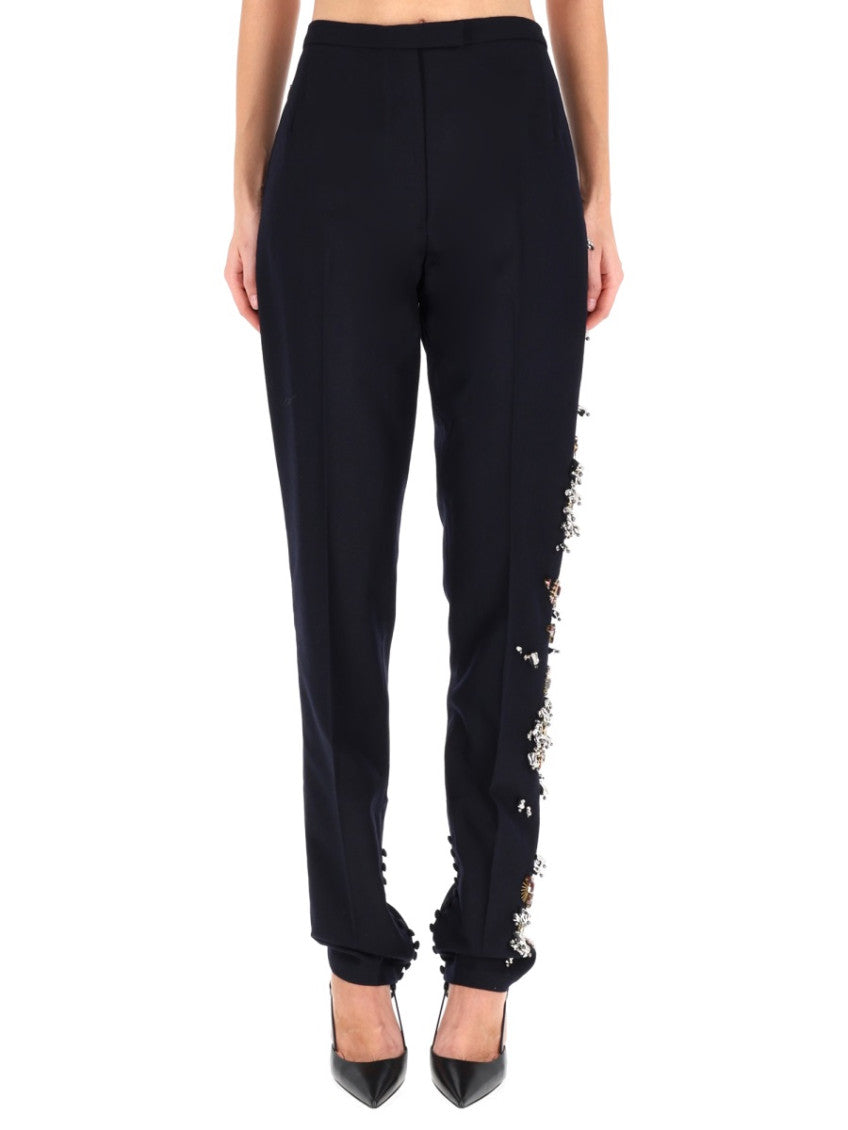 Black Tailored Flat Front Pant 1