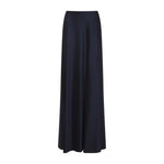 Navy Solid Ankle Length Skirt 1