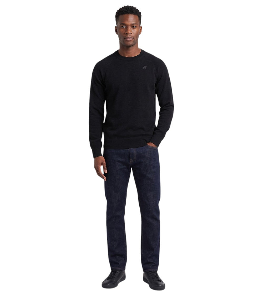 Black Crew Neck Sweater 1