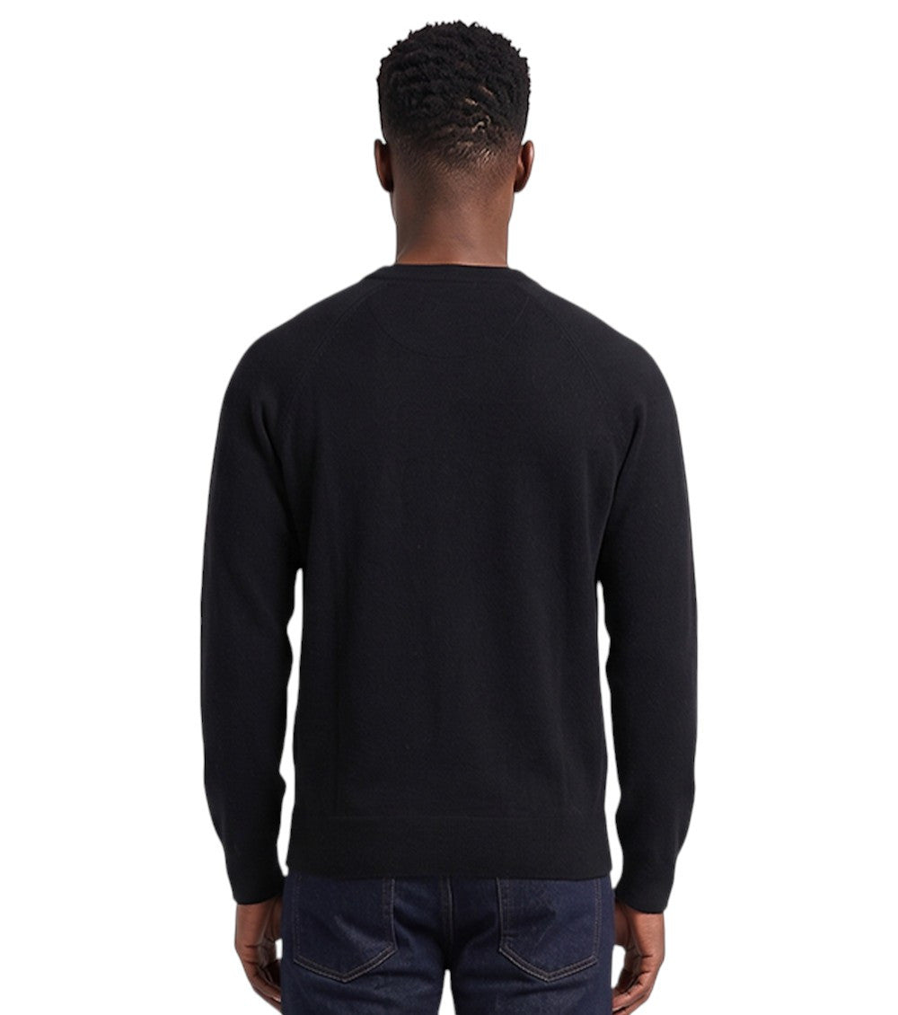 Black Crew Neck Sweater 2