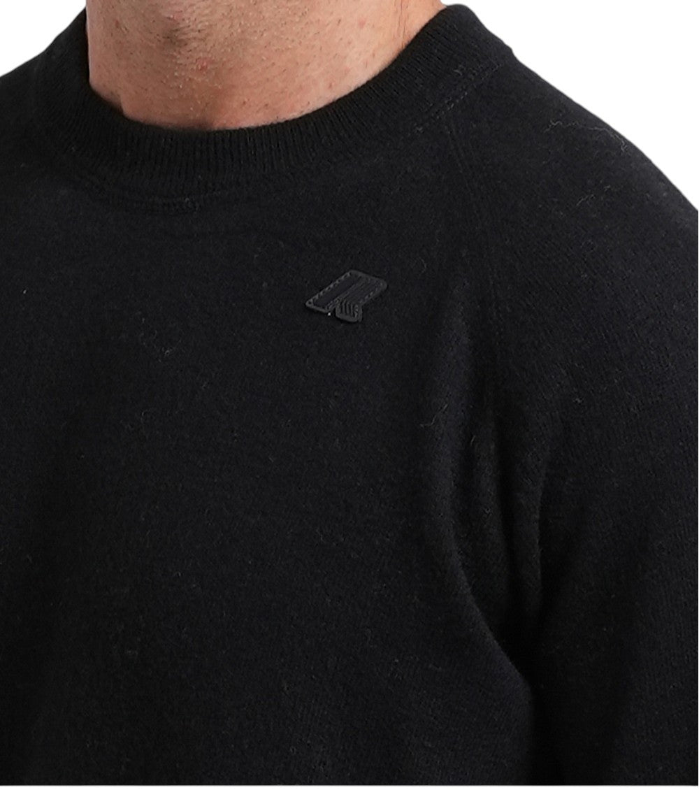 Black Crew Neck Sweater 3
