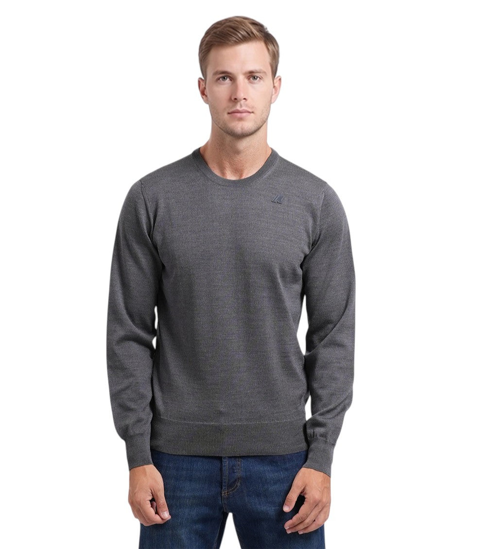 Grey Crew Neck Sweater 1