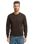 Dark Brown Crew Neck Sweater 1