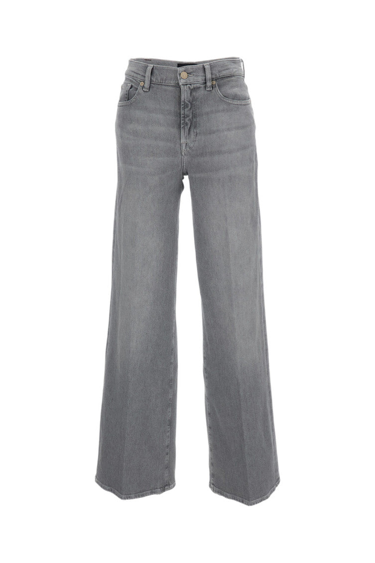 Grey Bootcut High Rise Jeans 1