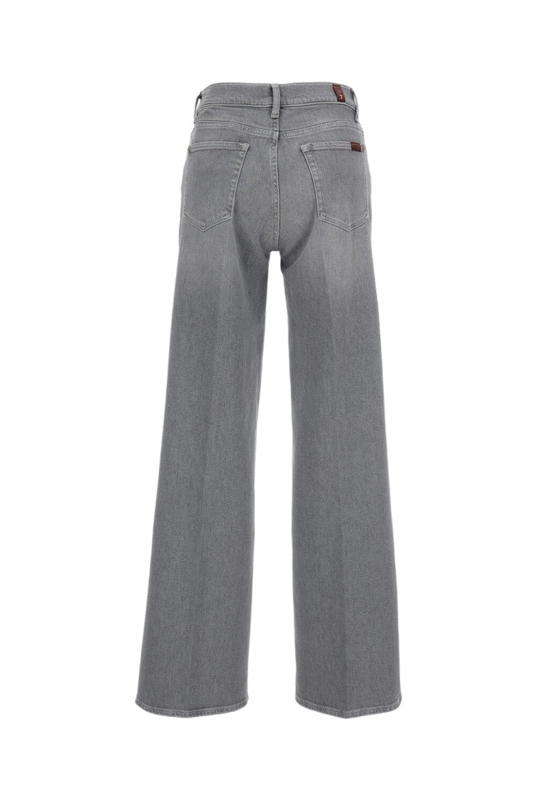 Grey Bootcut High Rise Jeans 2