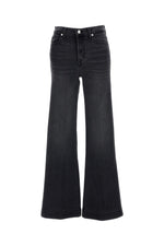 Black Flared High Rise Jeans 1