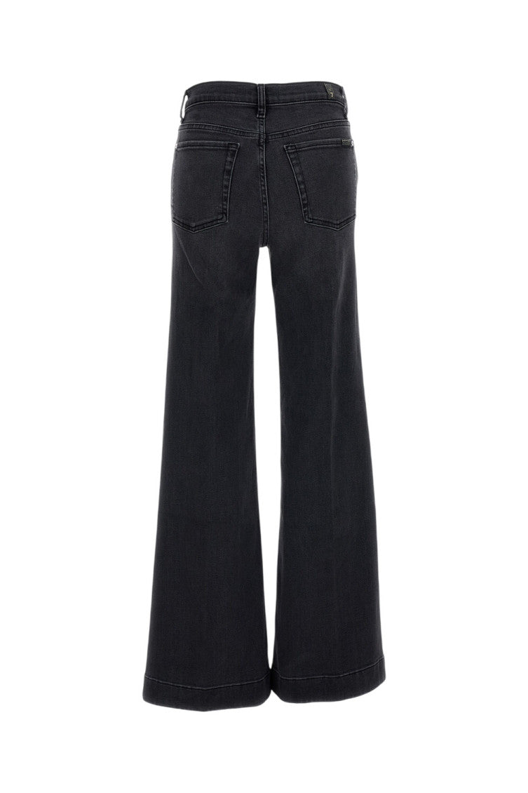 Black Flared High Rise Jeans 2