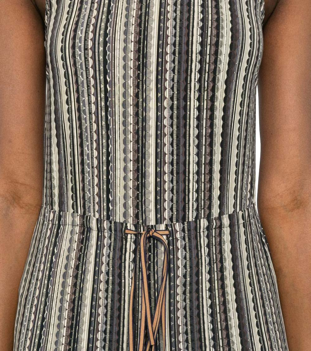 Green Stripes Halter Neck Jumpsuit 5