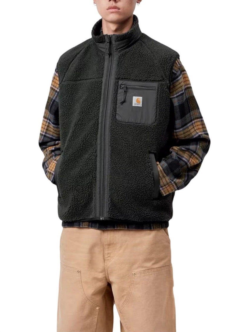 Dark Green Sleeveless Jacket 2