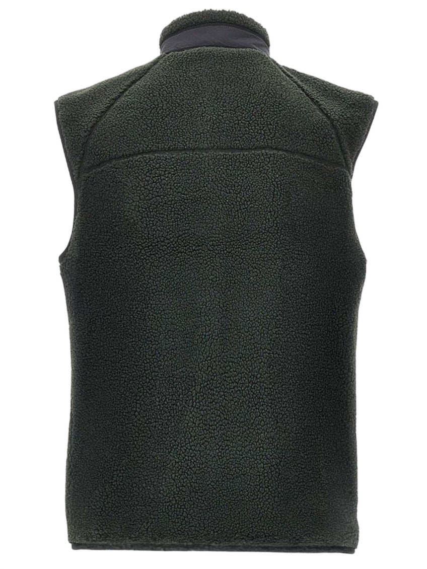 Dark Green Sleeveless Jacket 3