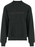 Dark Green Logo Sweatshirt 1