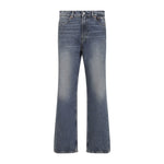 Blue Straight High Rise Jeans 1