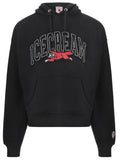 Black Relaxed Logo Hoodie 1