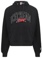 Black Relaxed Logo Hoodie 1