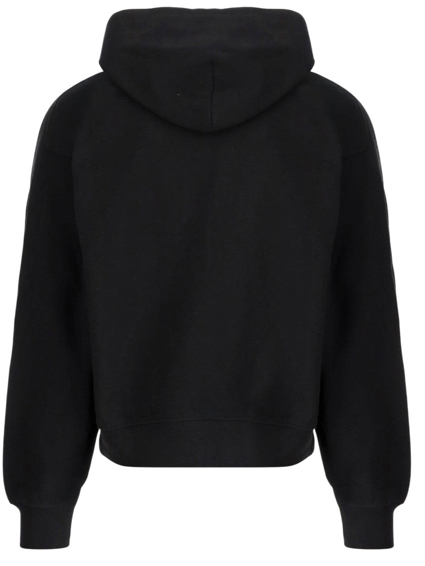Black Relaxed Logo Hoodie 2