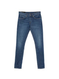 Blue Slim Mid Rise Jeans 1