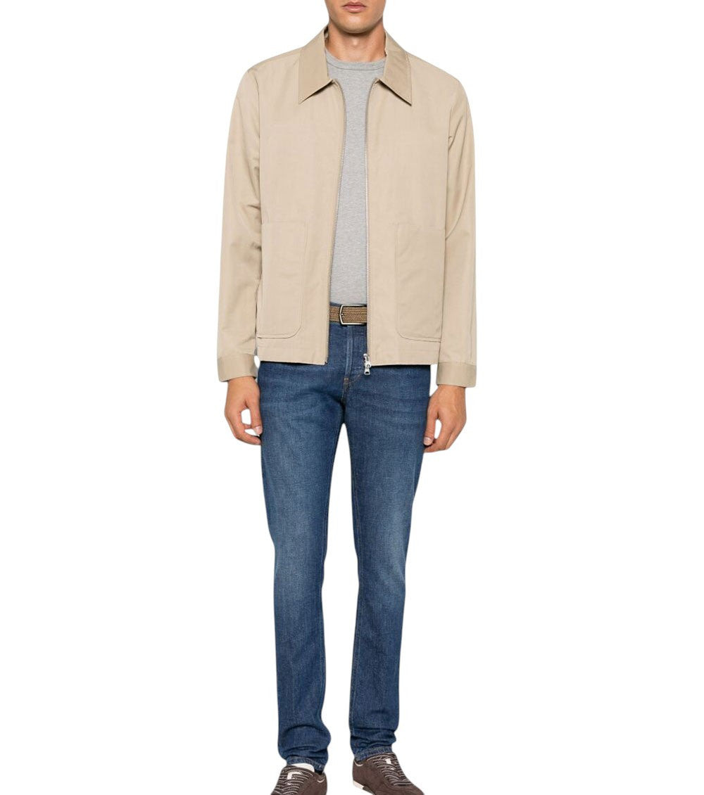 Blue Slim Mid Rise Jeans 2