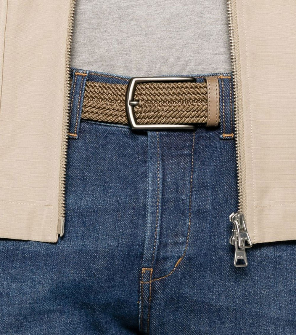 Blue Slim Mid Rise Jeans 5