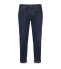Blue Straight Mid Rise Jeans 1