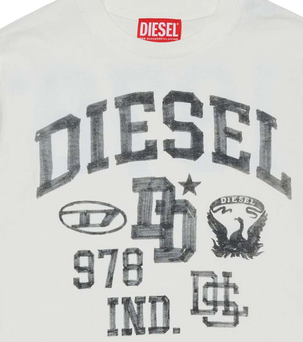 Kids White Logo T-Shirt 3