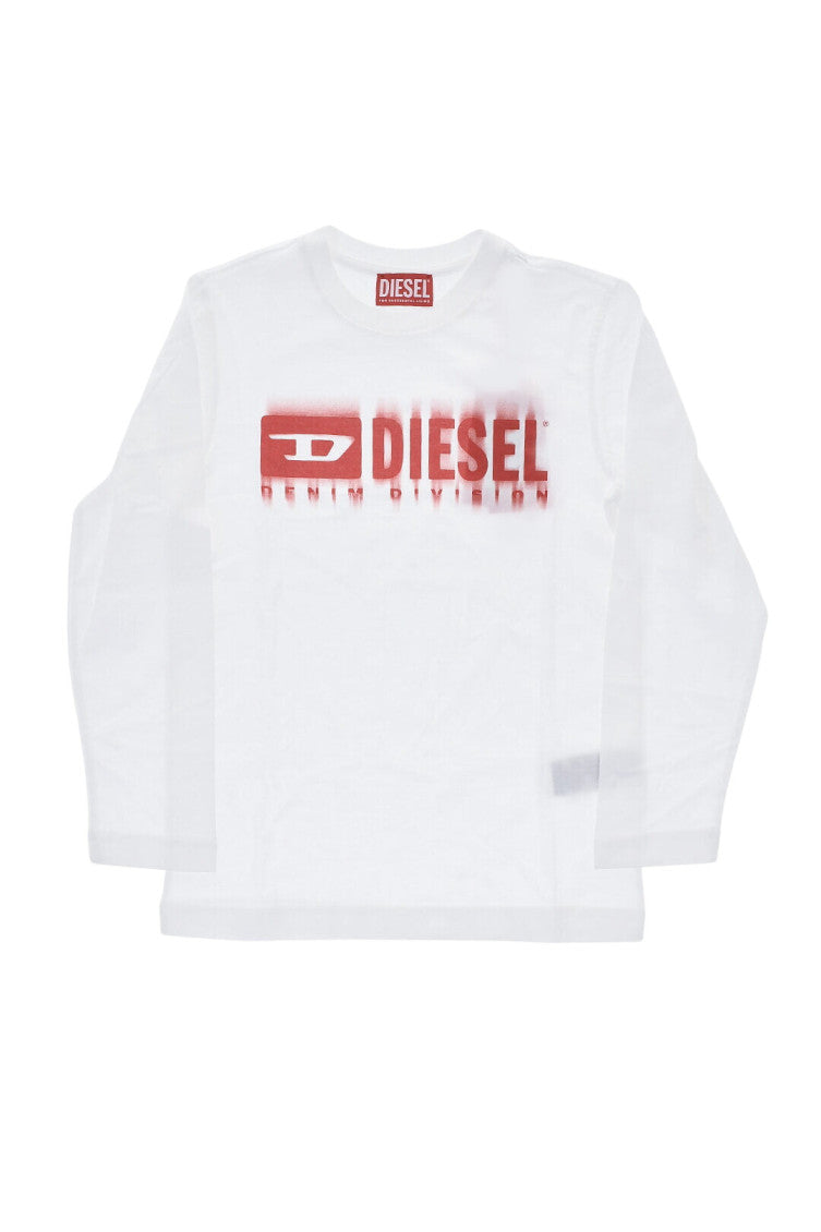 Kids White Logo T-Shirt 1