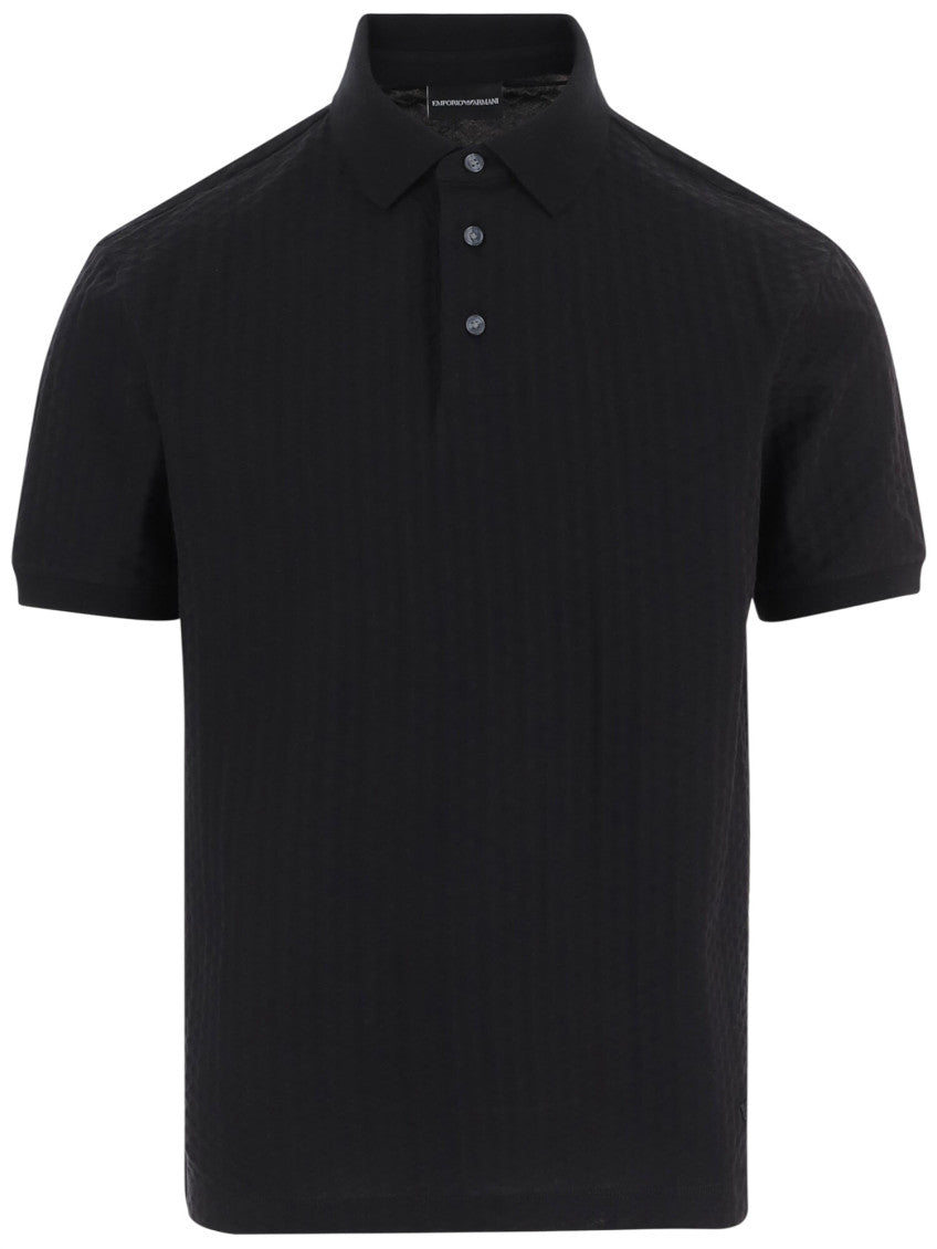 Black Shirt Collar Polo 1