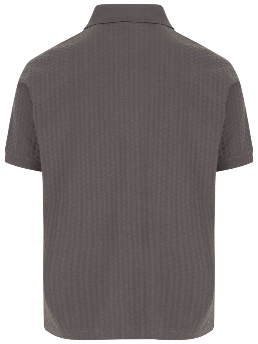 Taupe Shirt Collar Polo 2
