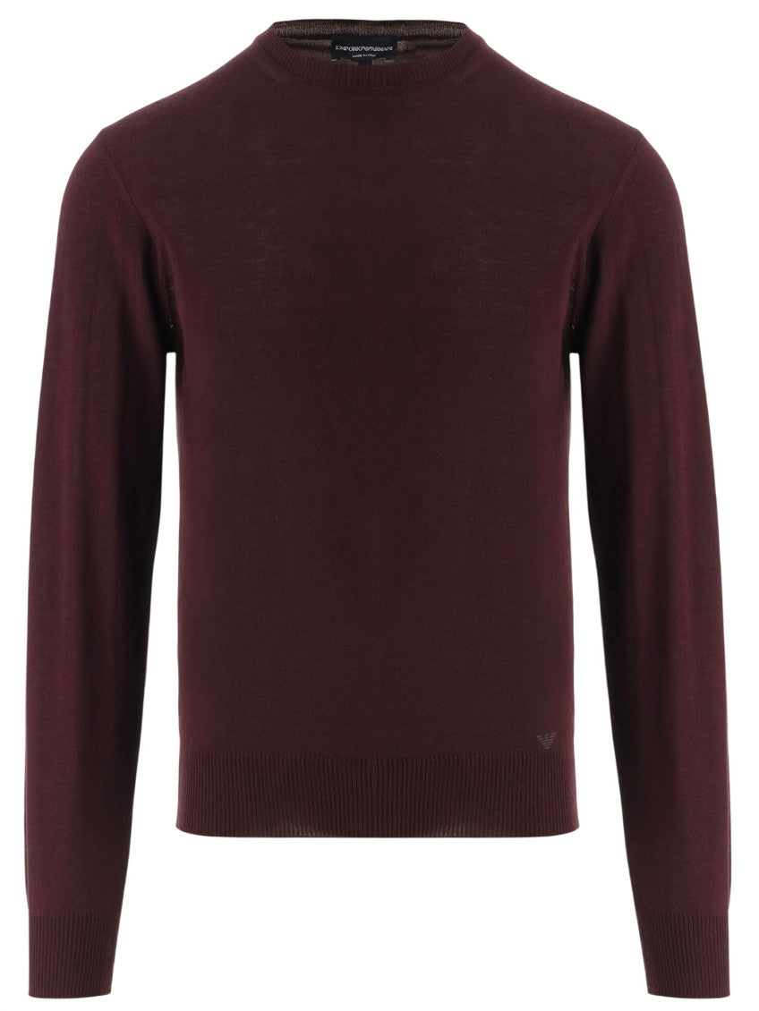 Maroon Crew Neck Sweater 1