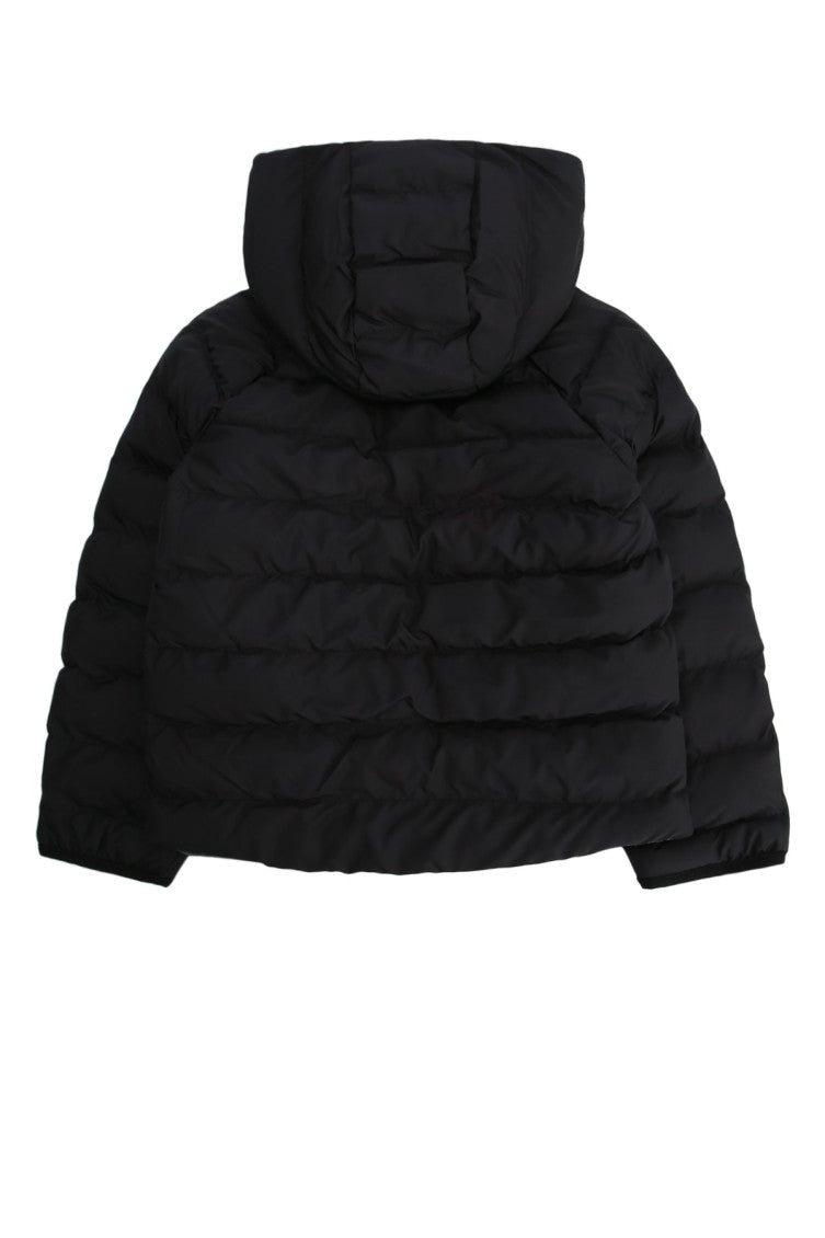Kids Black Quilted Jacket 2