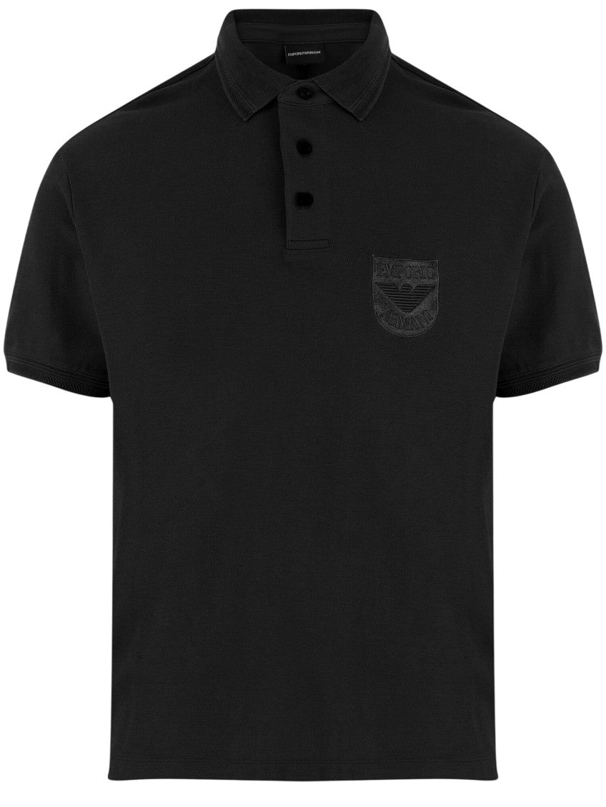 Black Shirt Collar Polo 1