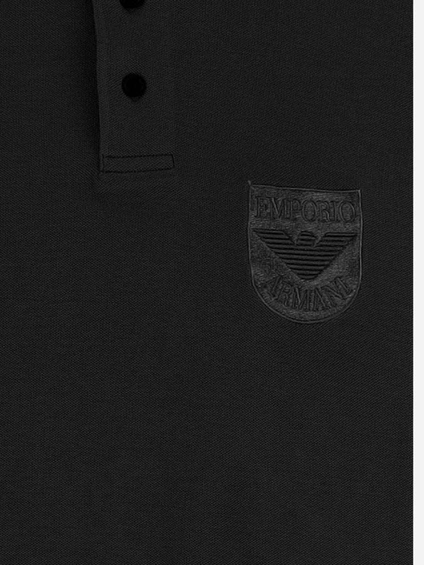 Black Shirt Collar Polo 3