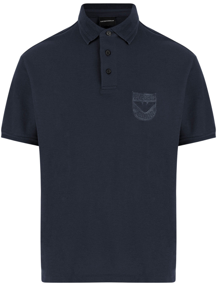 Navy Blue Shirt Collar Polo 1