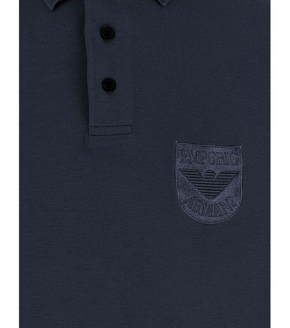 Navy Blue Shirt Collar Polo 3