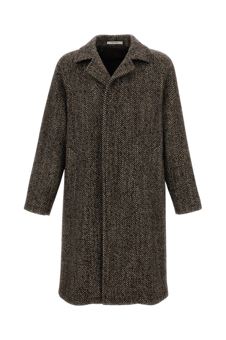 Brown Single Breasted Coat 1