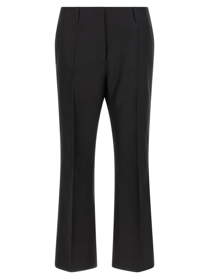 Black Slim Flared Pants 1